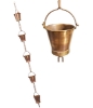 Picture of U-nitt pure Copper Rain Chain: bucket cup 8 - 1/2 ft #8146D