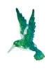 Picture of 16 in. Hummingbird Outdoor Metal Wall Art Blue G1050BG