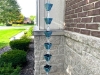 Picture of U-nitt Rain Chain for Gutter, Square Sunflower Patina, 8.5 ft Full Length, 5515PA