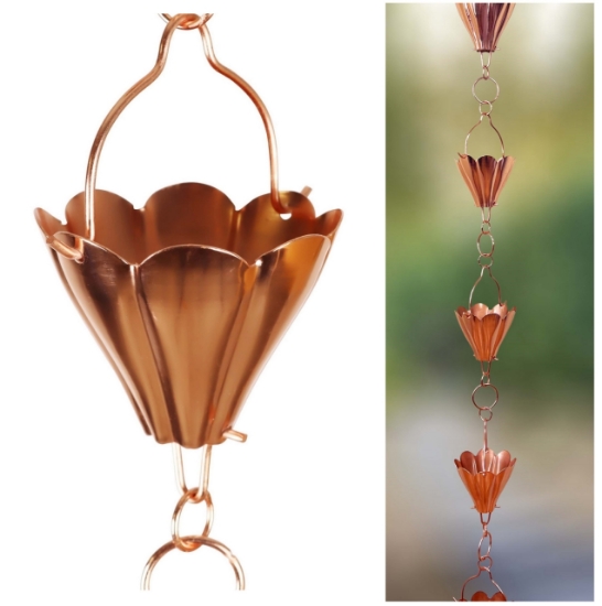 Picture of U-nitt Natsu Rain Chain 8 - 1/2 ft #786/5570CP