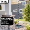Picture of U-nitt 12" Rain Chain Anchoring Basin / Spill Bowl / Dish: with Attachment Chain, Black with Blue Patina, #972PA