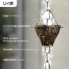 Picture of U-nitt Rain Chain Sunflower Embossed Golden 8 - 1/2 ft #5501GD